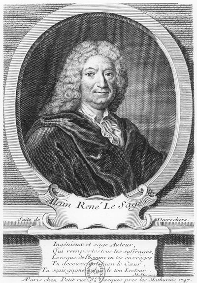 Alain René Lesage by Etienne Jehandier Desrochers